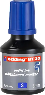 Produktbild von edding BT 30 Whiteboardmarker Nachfülltinte blau 30 ml