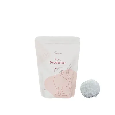 Produktbild von 2X Catuals Katzenstreu Deo | Rose | Hergestellt in den Niederlanden