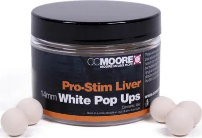 Produktbild von CCMoore Pro-Stim Liver White Pop Ups 14mm Pop Ups