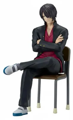 Produktbild von Gintama: Mr. Ginpachi's Zany Class Desk Figure PVC Statue Shinsuke Takasugi 15 cm