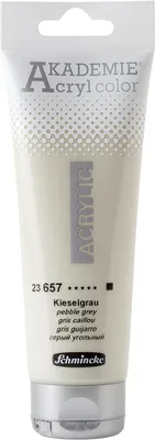 Produktbild von Schmincke 120ml AKADEMIE Acryl color Kieselgrau Acryl 23 657 012