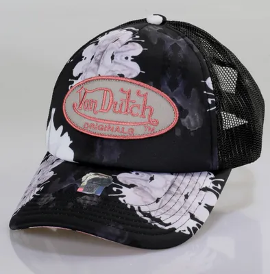 Produktbild von Von Dutch Originals Trucker Cap Tampa aop/black