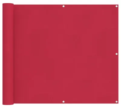 Obrázok produktu pre vidaXL Ochrana súkromia na balkón Bordeaux červená 100 x 800 cm Oxfordská tkanina