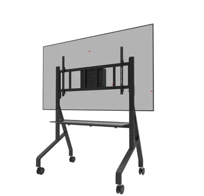 Produktbild von Neomounts FL50-575BL1 TV-Trolley 65-115" - schnelle Installation - Schwarz, Multimedia-Wagen/Trolley, Stahl, 125 kg, 165,1 cm (65"), 2,92 m (115")