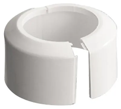 Immagine prodotto di Rosetta pieghevole in plastica, bianca, 110 x 100 mm, in 2 pezzi