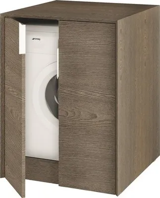 Produktbild von Waschmaschinenschrank Baden Haus Space 93x70 cm Esche dunkel