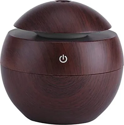 Image de Diffuseur d'arômes, diffuseurs d'aromathérapie, humidificateur d'air, huiles essentielles, purificateur d'air USB en forme de boule, 130 ml, mini-chambre à ultrasons, bureau, etc