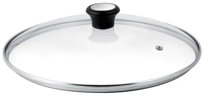Zdjęcie produktu dla Tefal 28097912, Okrągły, Czarny, Stal, Przezroczysty, Szkło, Stal, Bakelit, Czarny, Chiny
