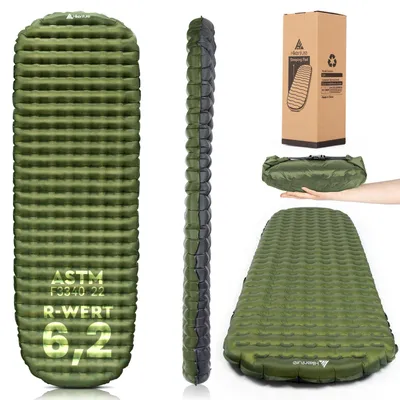 Produktbild von Isolierdecke für Campingmatratze – 8 cm dicke Isolierung – R-Wert 6,2