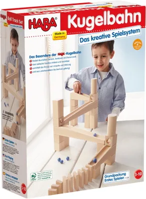 Immagine prodotto di HABA marble run first play, blocchi da costruzione in legno, blocchi da costruzione in legno, legno, faggio, 45 pezzi, 001128