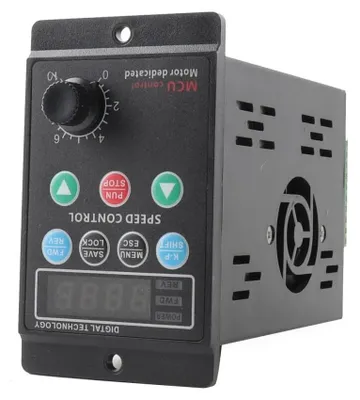 Obrázok produktu pre Regulátor otáčok motora 750 W – Riadenie motora 220 V striedavého prúdu – Plynulé regulovanie otáčok – Chod dopredu/dozadu – Menič jednosmerného/striedavého prúdu – Pre elektromotory