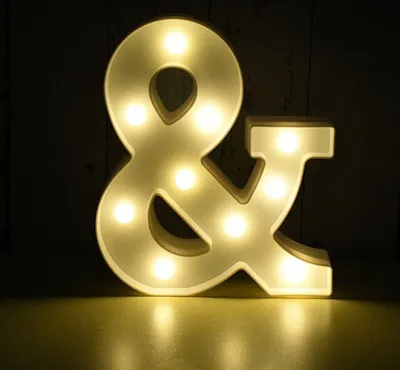 Produktbild von LED osvetlené písmeno 3D, 22 cm písmeno &amp