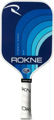 Obrázek produktu pro Pálka na pickleball ROKNE Curve Classic LTE, sklolaminát, odlehčená konstrukce, textura ProGrit, 213 g, schváleno USAPA