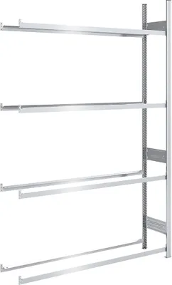 Produktbild von | Reifenregal | Regalhöhe 2500 mm, Anbauregal, BxT 1510 x 435 mm