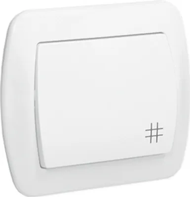 Obrázek produktu pro Kontakt-Simon AW7/11, Plast, Bílá, IP20, 250 V, 10 A, 90 mm