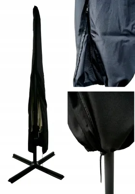 Produktbild von Ekspand | Schutzhülle Für Gartenschirm - Schwarz - 210x40 cm - Faltbar - Universell Einsetzbar