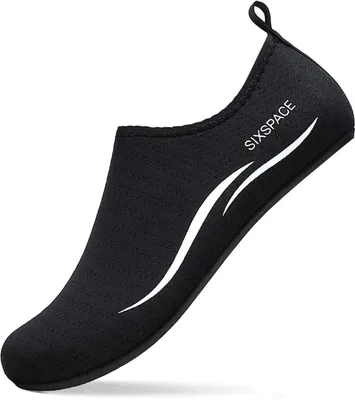Productafbeelding van Waterschoenen heren/dames, aquaschoenen, badschoenen, maat 37 EU, kleur zwart