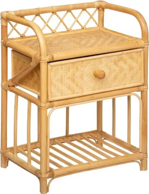 Produktbild von Nachttisch "Aoni" - Rattan - Atmosphera créateur d'intérieur