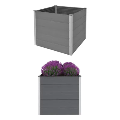 Produktbild von Garten-Hochbeet WPC 100x100x91 cm Grau