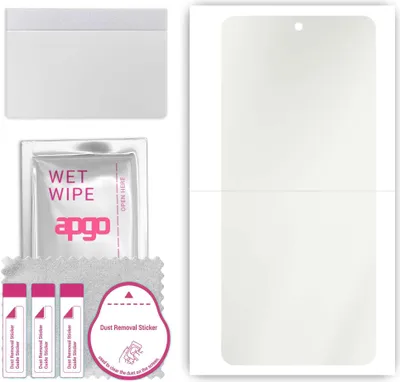 Produktbild von apgo Hydrogel Schutzfolie, Matt, kompatibel mit Oppo F25 Pro 5G, flexibele Displayschutzfolie, Folie mit Positionierhilfe, Anti-Fingerprint, kratzfest, einfache Montage
