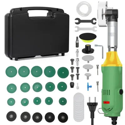 Image de Meuleuse électrique droite – Moteur 350W – Réglage sur 6 niveaux – Appareil portable sans fil – Nettoyeur de joints pour carrelages et autres matériaux non métalliques