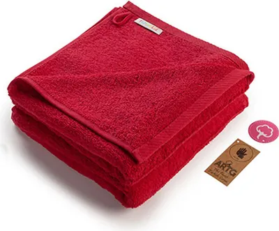 Immagine prodotto di A&R 003.50 | Asciugamano moda / 50 x 100 cm - Colore: Rosso intenso - Dimensioni: 50 x 100 cm