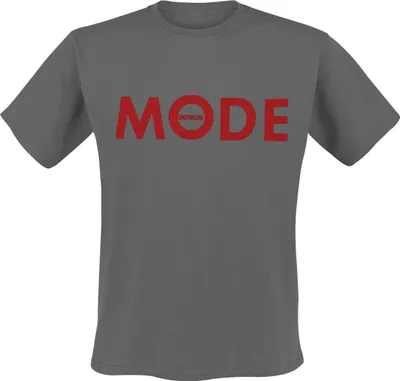 Produktbild von Depeche Mode T-Shirt Herren Red Logo charcoal 3XL