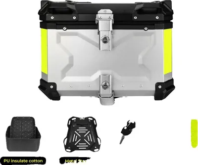 Obrázek produktu pro Box na ocas, uzamykatelný, vodotěsný design, 45 l X stříbrný