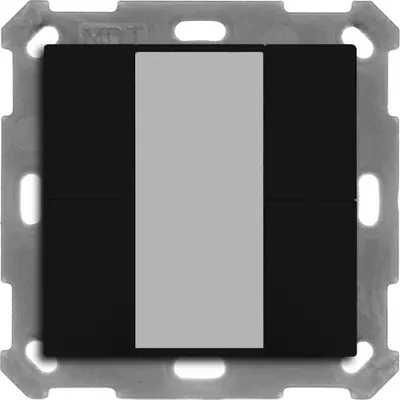 Produktbild von MDT KNX Taster, 55, 4-fach, Schwarz matt, 1 Stk.