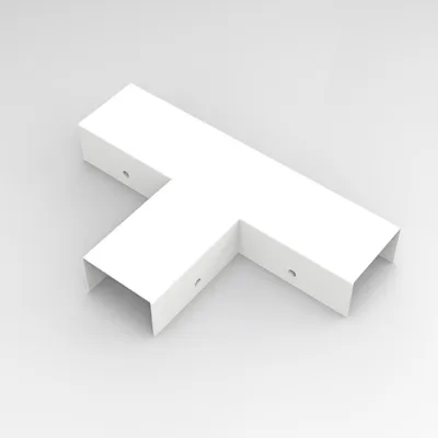 Produktbild von T-Stück, Eloxiertes Aluminium, matt
