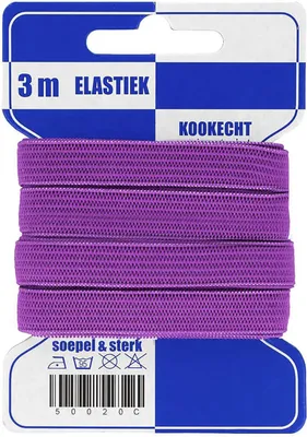 Produktbild von 3 m Gummiband 10 mm elastisches Band Wäscheband Farbwahl