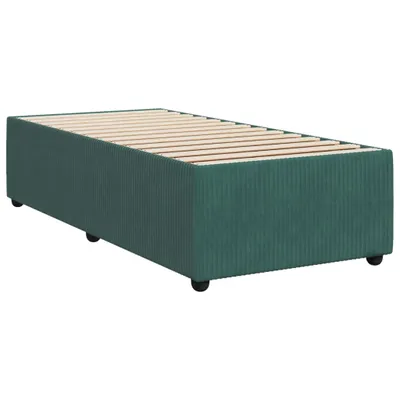 Produktbild von Bettgestell ohne Matratze Dunkelgrün 90x200 cm Samt