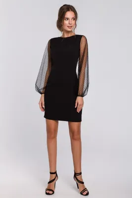 Produktbild von Makover Minikleid für Frauen Lyneramurs K032 schwarz L