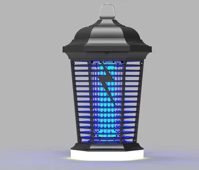 Produktbild von Elektrische Insektenvernichter – UV-Mückenlampe – Schädlingsbekämpfung – 2-in-1-Beleuchtung – Reichweite: 100 m² – Schwarz