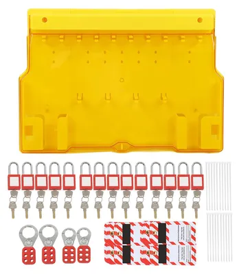 Image de Station de verrouillage - Gestion visuelle - Kit de verrouillage - Cadenas - HASPS