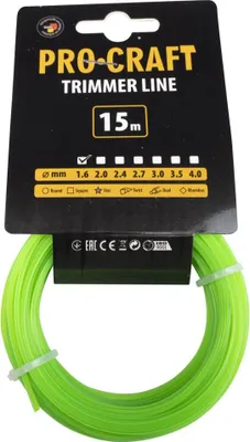Obrázek produktu pro Procraft ZI-1.6/15 řezný závit 1,6 mm 15 m hvězda