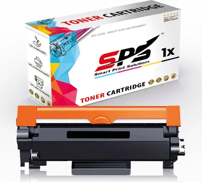 A toner cartridge and its packaging are displayed against a white background.