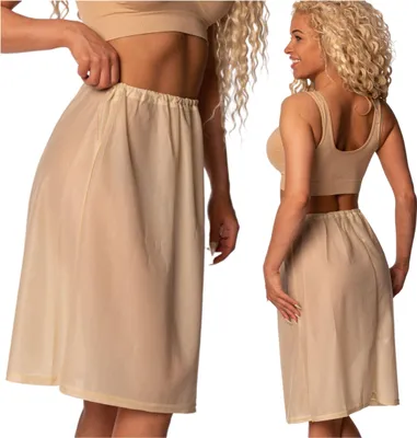 Produktbild von Beige Damen Unterrock, Größe M, ohne Verzierung