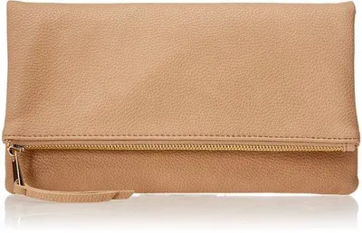 Produktbild von Taupe Drop Clutch mit Schnalle und Schließe