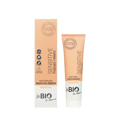 Productafbeelding van BeBio tandpasta met papaja en munt, 100 ml, van Ewa Chodakowska
