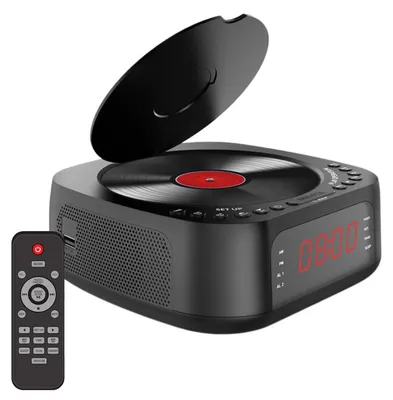 Produktbild von ZELURXX CD Uhrenradio mit Bluetooth, CD/MP3 Player, FM Radio, USB, Dual Alarm, Sleep Timer, Fernbedienung