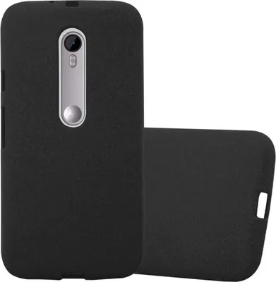 Produktbild von Cadorabo Schutzhülle für Motorola MOTO G3 Hülle in Schwarz Handyhülle TPU Etui Cover Case