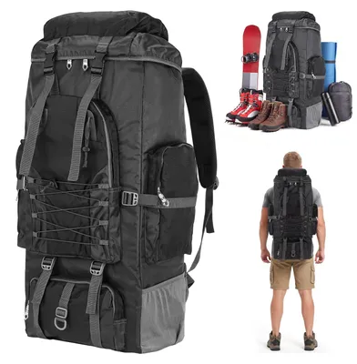 Productafbeelding van Wandelrugzak 90L, waterdicht, voor trekking, voor heren en dames