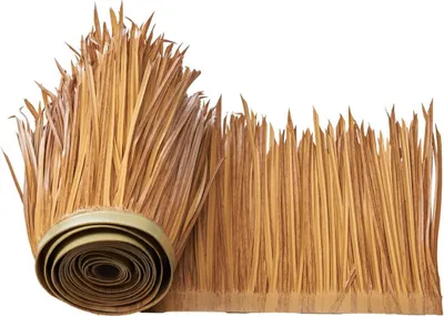 Produktbild von 1,3 x 3,2 ft künstliches Strohdach mexikanische Tiki-Hütte Grasrockdach