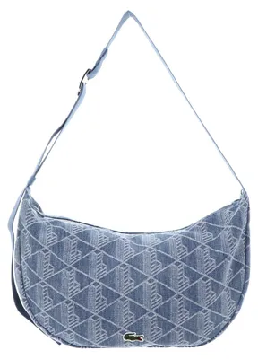 Image de LACOSTE sac à épaule bandoulière Neocroc Seasonal Moon Bag Tradewinds bleu clair