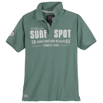 Produktbild von Redfield Poloshirt Übergrößen salbeigrün Surfspot