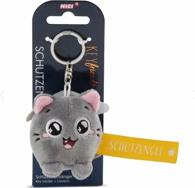 Produktbild von Schlüsselanhänger Katze - Schutzengel! 5 cm