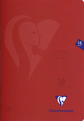 Produktbild von Clairefontaine 25x S'coolbook, Schulheft A4 kariert 16 Blatt 90g rot - 333228C