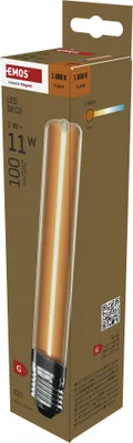 LED žárovka DECO T30/ E27 / 2 W (11 W) / 100 lm / flame