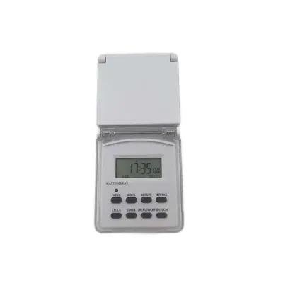 Produktbild von conecto Digitaluhr Innen Außensteckdose 10 Alarm Multifunktional